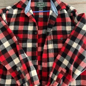 Woolrich Red and Black Checkered Jacket